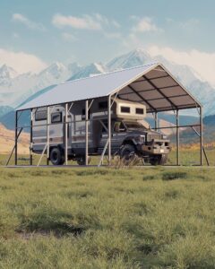 Image 1 of Garvee 20x25 ft metal carport kit