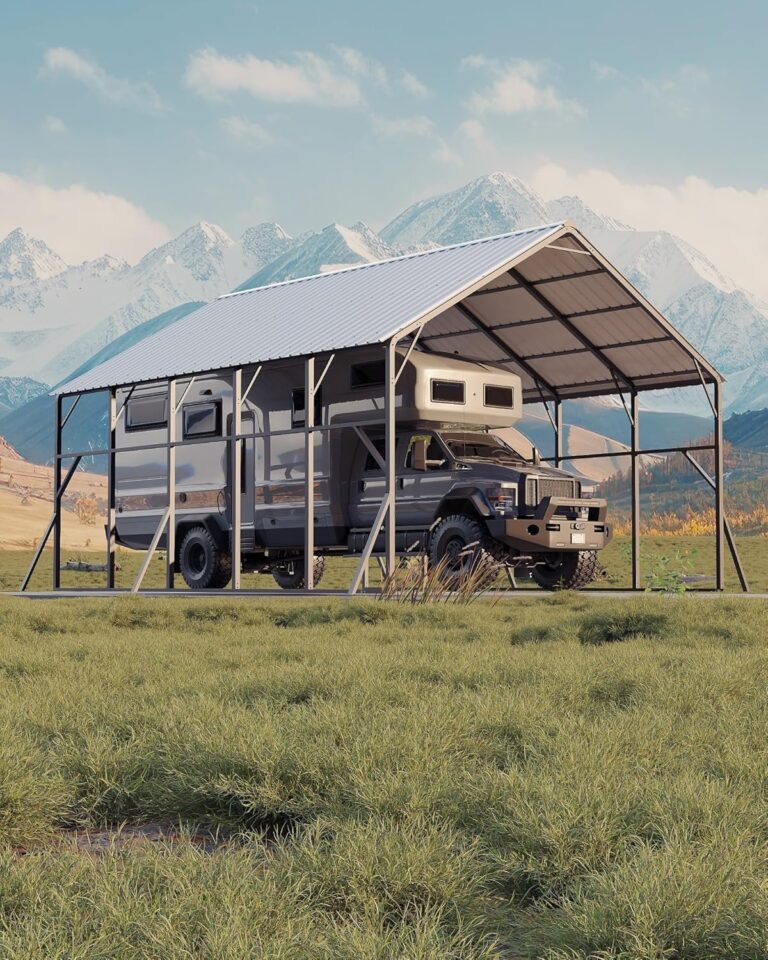 Image 1 of Garvee 20x25 ft metal carport kit
