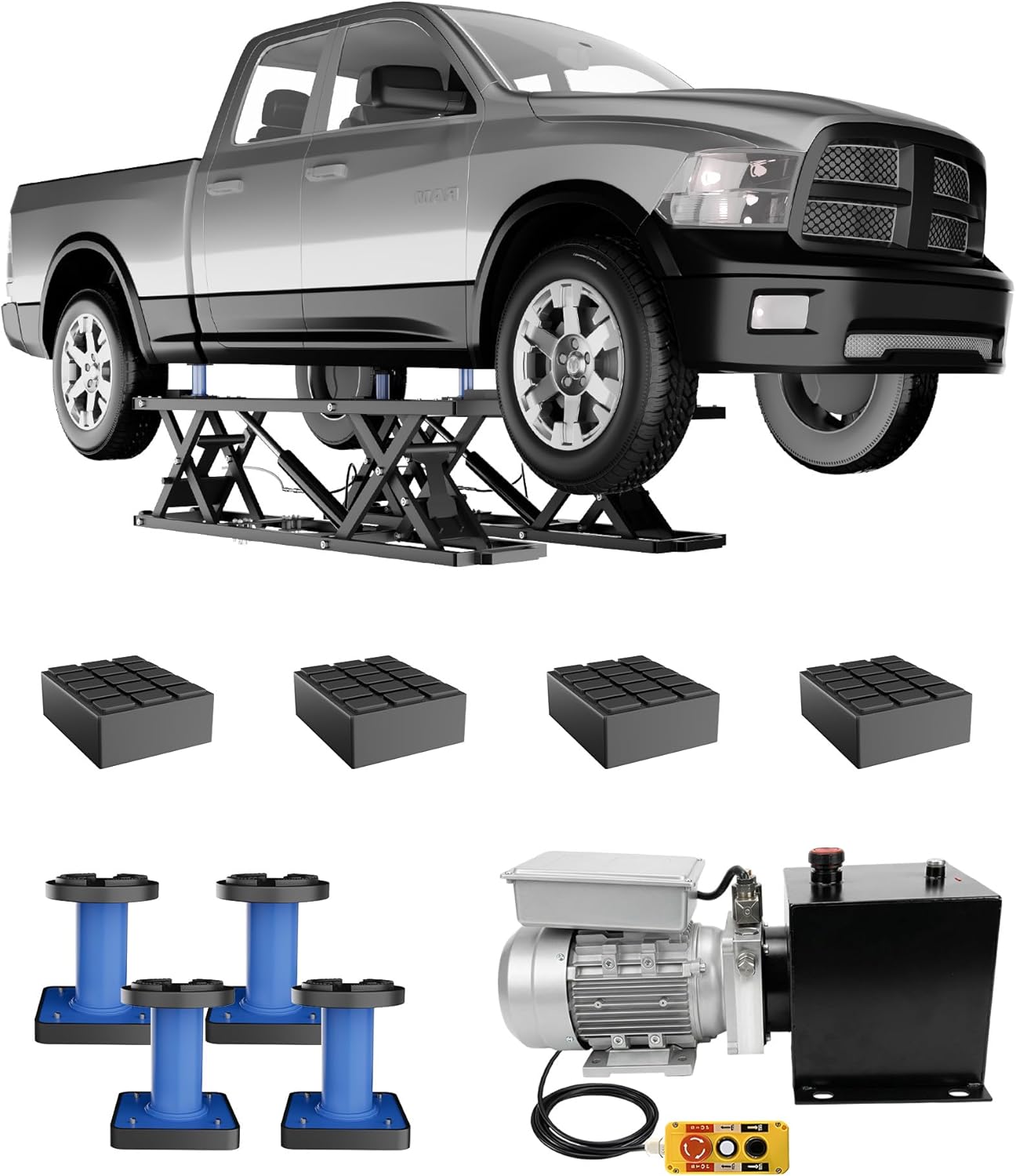 Image 1 of Garvee 7000 lbs portable car lift