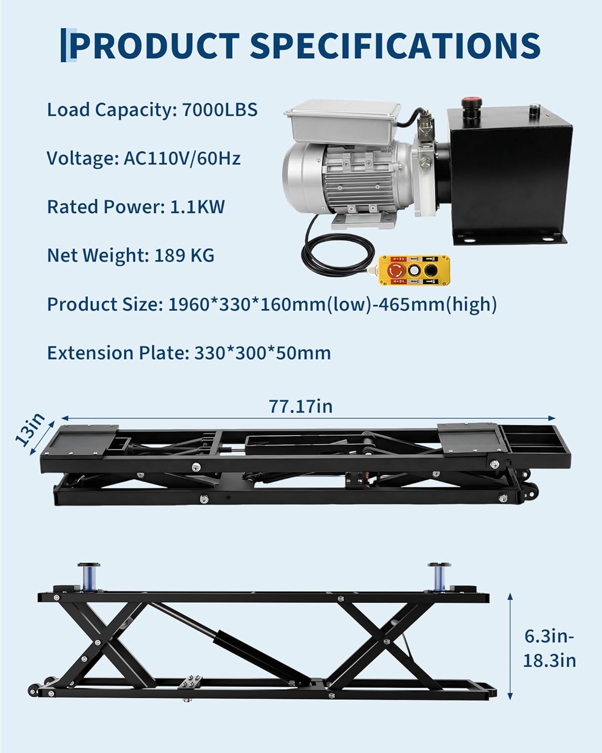 Garvee 7000 lbs portable car lift,Garvee car lift worth buying,best portable scissor lift for SUV,Garvee 7000 lb lift pros cons,should I buy Garvee car lift,heavy duty car lift vs alternatives unboxing and complete package contents