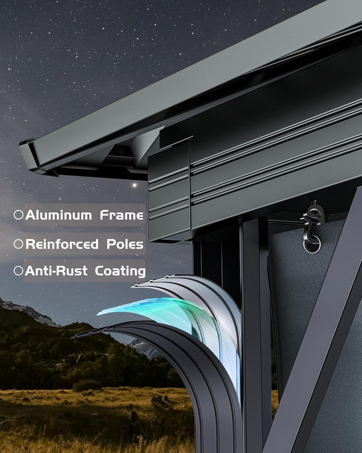 GarveeLife hardtop gazebo worth it unboxing and complete package contents