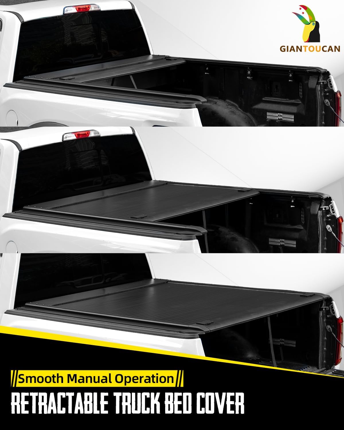 GianToucan tonneau cover worth it,should I buy GianToucan tonneau cover,GianToucan vs other tonneau covers,GianToucan tonneau cover pros cons,best retractable tonneau cover for F150,GianToucan tonneau cover honest opinion unboxing and complete package contents