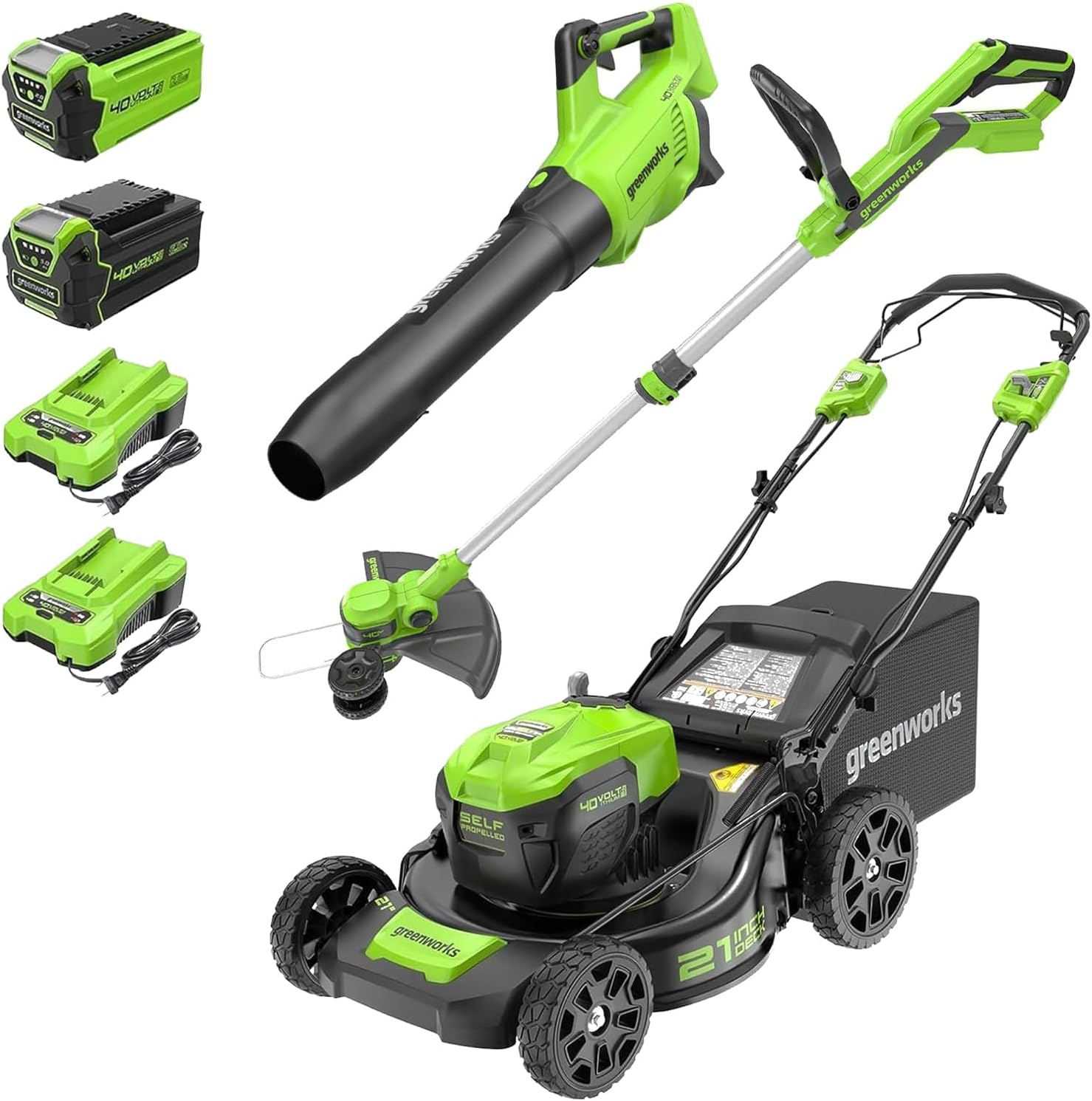 Image 1 of Greenworks 40V combo kit worth it