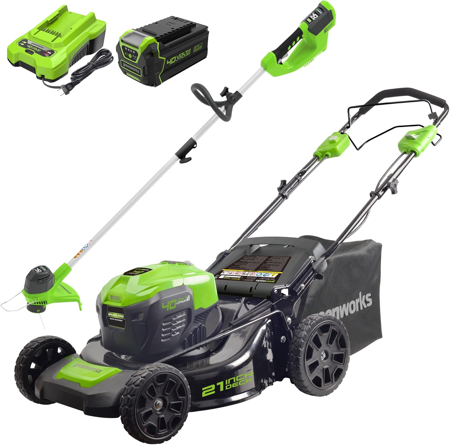 Image 1 of Greenworks 40V mower worth buying