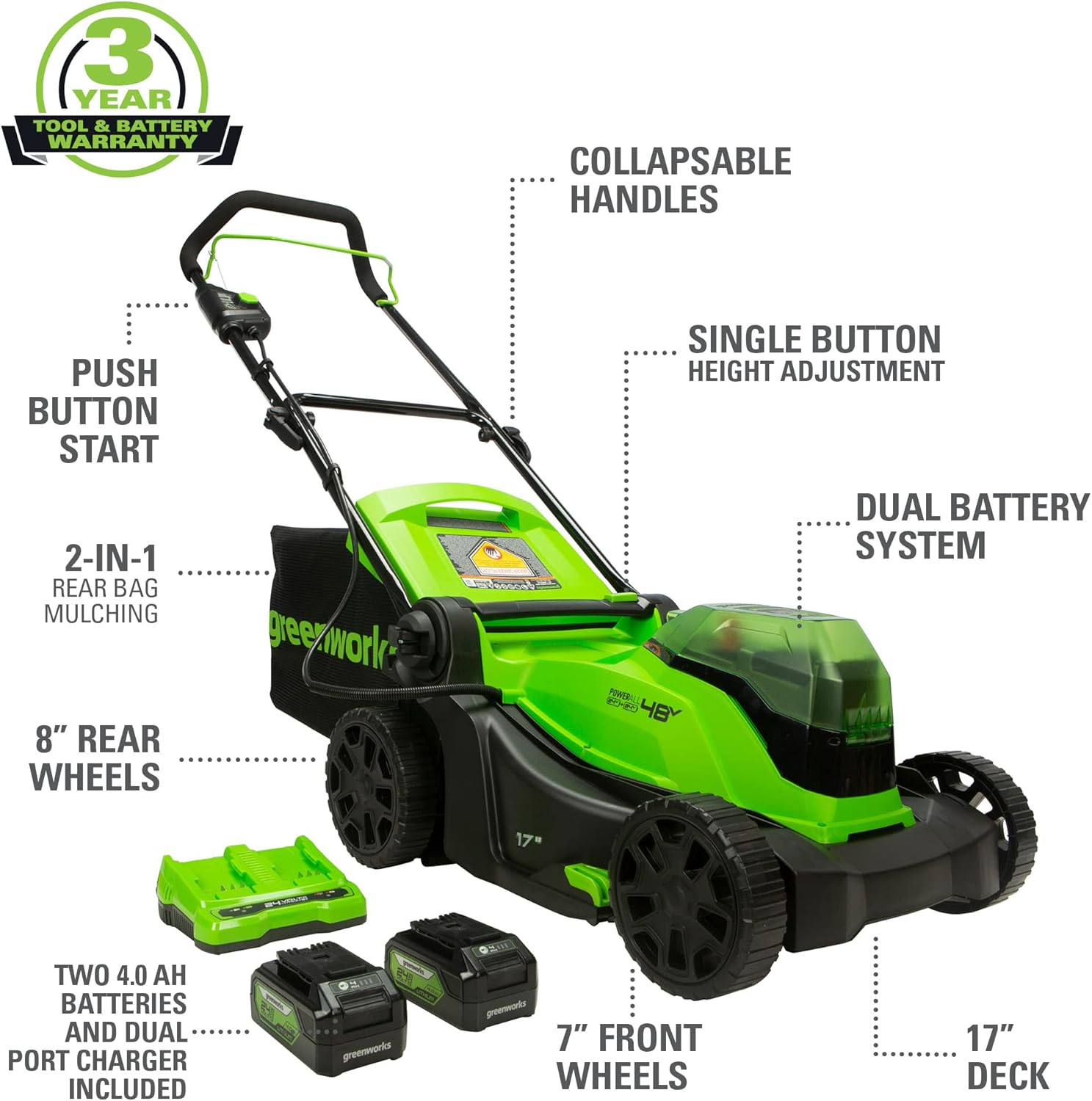 Greenworks 48V mower blower combo worth it,should I buy Greenworks 48V combo,Greenworks 48V vs gas mower,Greenworks 48V pros cons,best cordless mower blower combo,Greenworks 48V honest experience unboxing and complete package contents