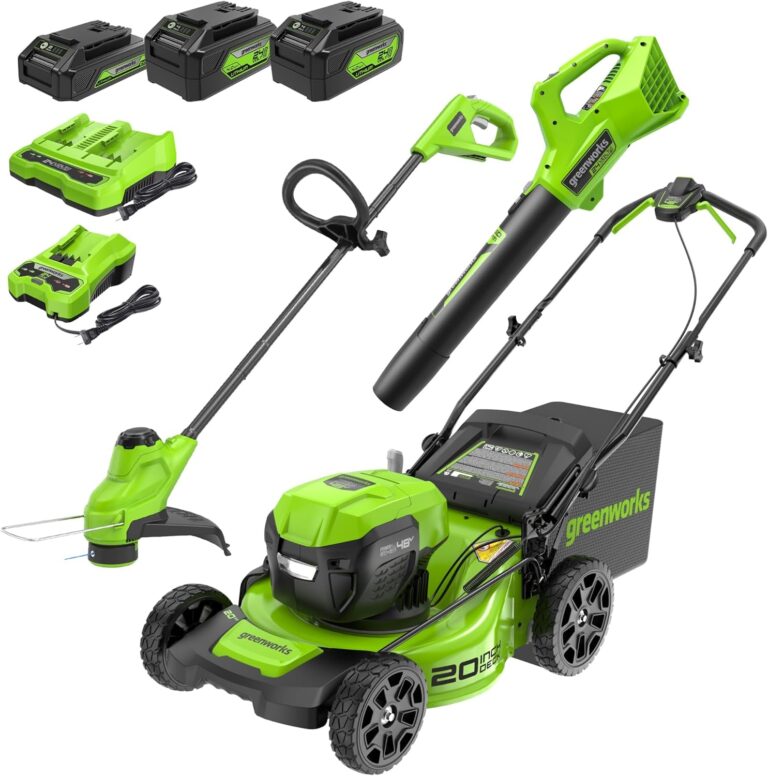 Image 1 of Greenworks 48V mower combo worth it