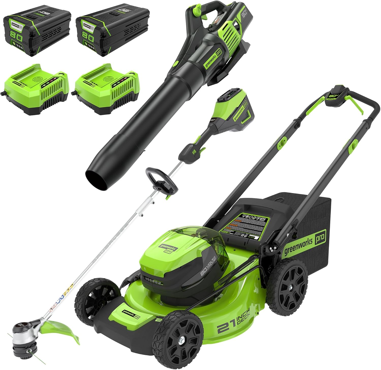 Image 1 of Greenworks 80V combo kit worth it