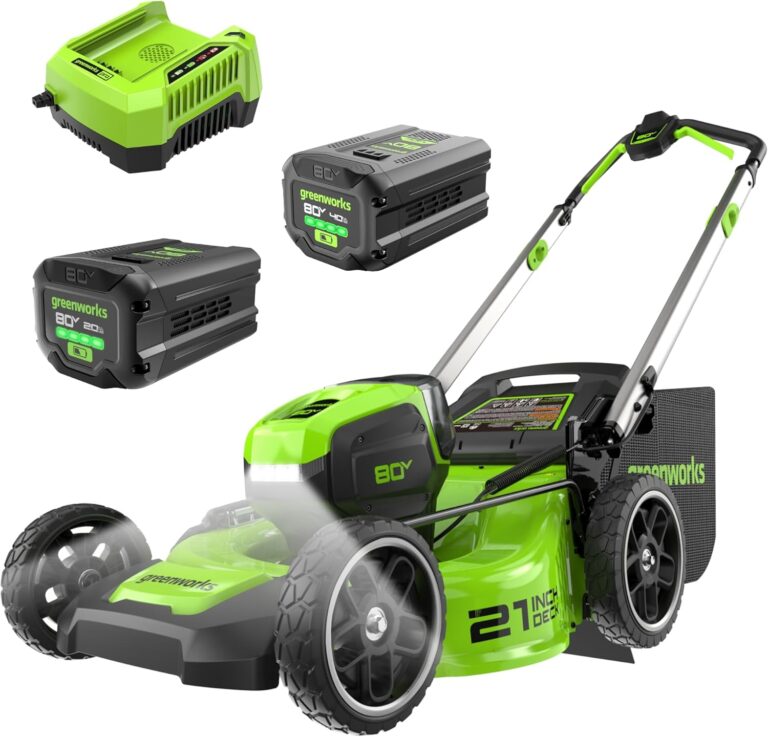 Image 1 of Greenworks 80V lawn mower worth it