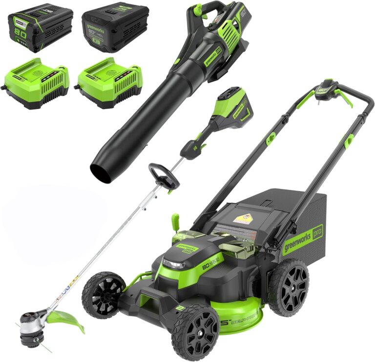 Image 1 of Greenworks 80V mower combo worth it