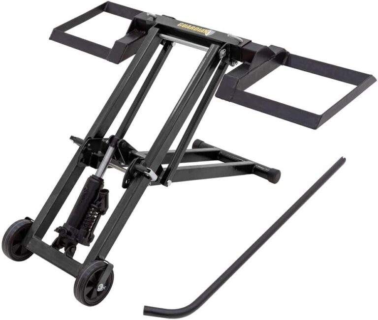 Image 1 of Guardian lawn mower lift jack worth it