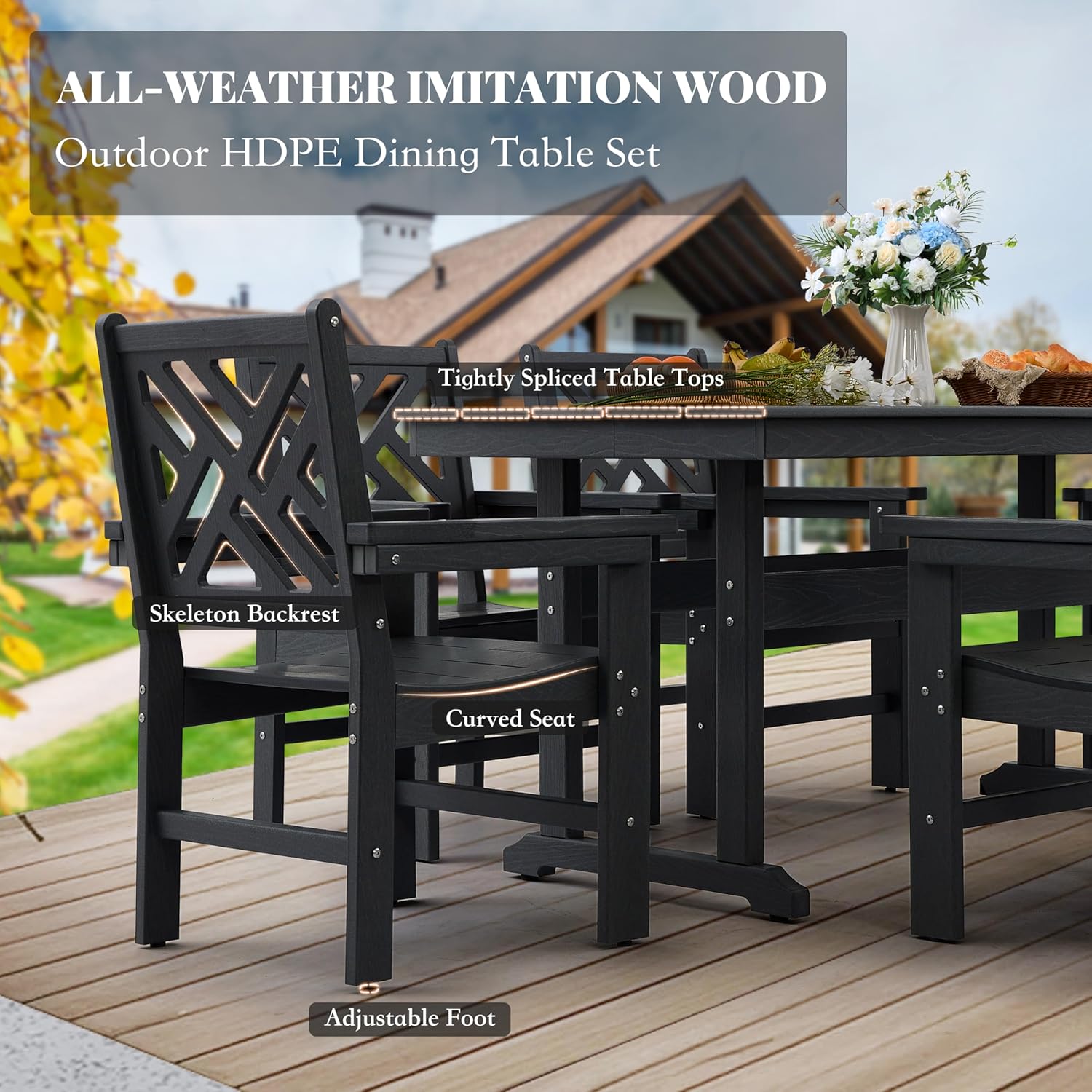 Step-by-step guide for HDPE dining table set 10 chairs outdoor,best outdoor dining set for 10 people,HDPE patio set pros cons,should I buy a HDPE dining set,AZXZCS outdoor table set worth buying,outdoor dining set vs alternatives - complete tutorial
