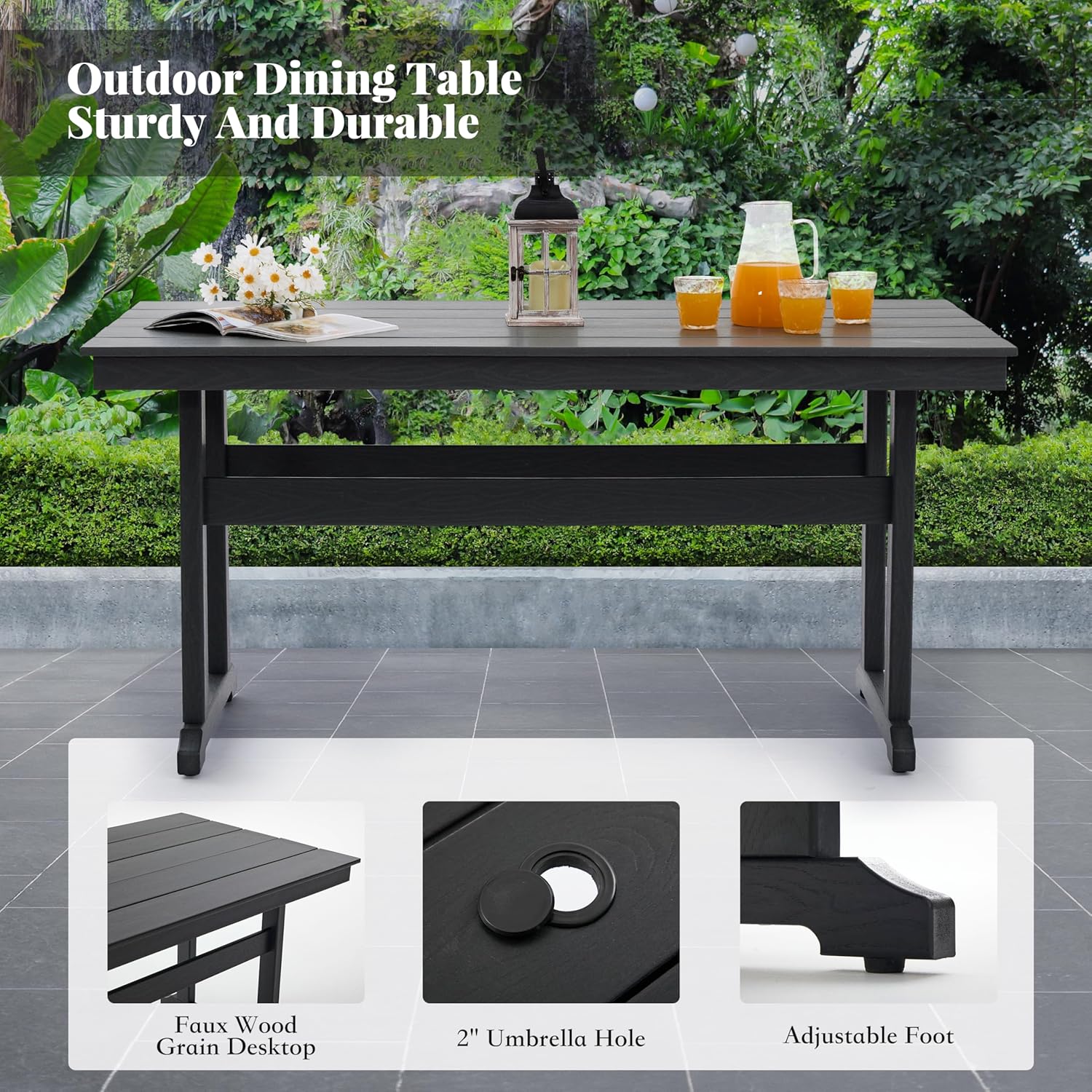HDPE dining table set 10 chairs outdoor,best outdoor dining set for 10 people,HDPE patio set pros cons,should I buy a HDPE dining set,AZXZCS outdoor table set worth buying,outdoor dining set vs alternatives performance testing and real-world results