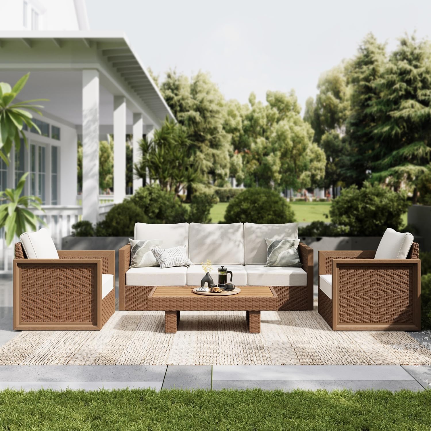 Image 1 of HDPE patio furniture set