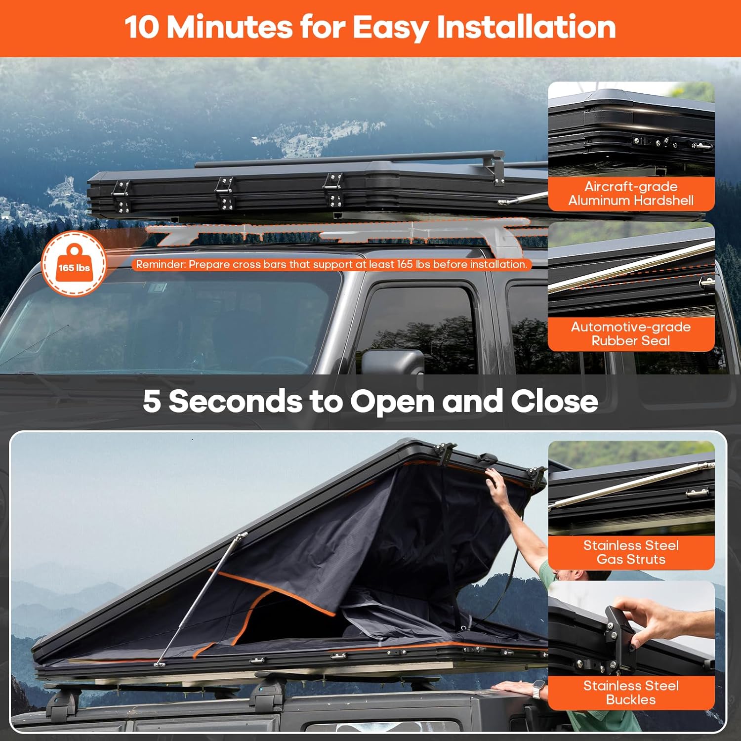 HEYFUN Adventurer Pro worth it,should I buy HEYFUN Adventurer Pro,HEYFUN Adventurer Pro pros cons,best hard shell rooftop tent,Adventurer Pro vs alternatives,HEYFUN rooftop tent honest performance testing and real-world results