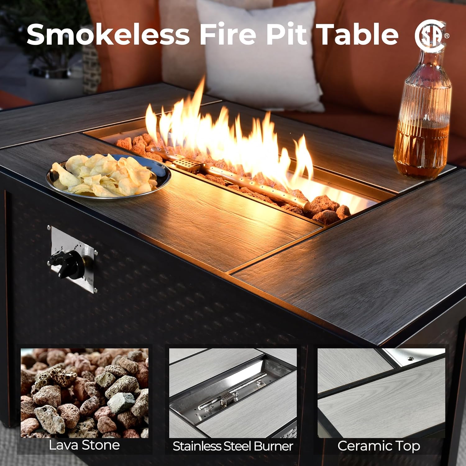 HOOOWOOO outdoor sectional with fire pit,HOOOWOOO patio set pros cons,best outdoor conversation set with firepit,is HOOOWOOO furniture worth buying,HOOOWOOO vs other wicker sectional sets,should I buy HOOOWOOO 9 piece fire pit set unboxing and complete package contents