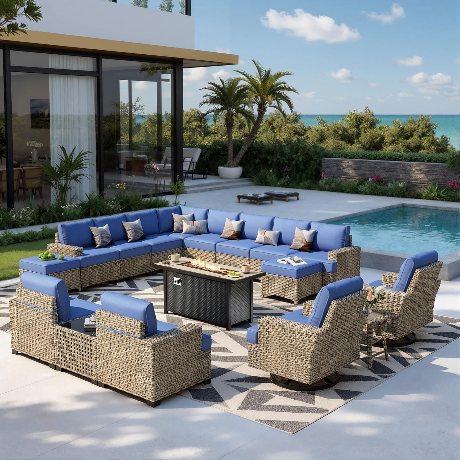 Image 1 of HOOOWOOO sectional patio set worth it