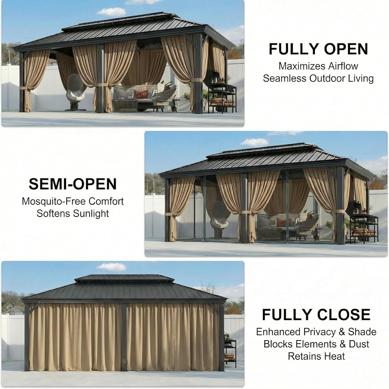 Step-by-step guide for HOTEEL 12x20 hardtop gazebo worth it,HOTEEL 12x20 gazebo pros cons,best large hardtop gazebo for patio,HOTEEL gazebo vs competitors,should I buy a 12x20 gazebo,12x20 metal gazebo worth buying - complete tutorial