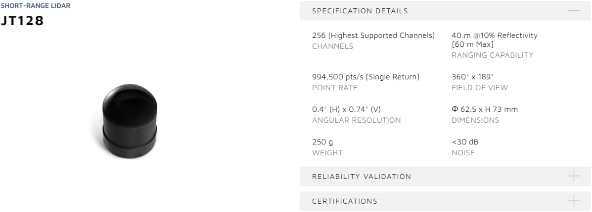 Hesai JT128 LiDAR worth buying,should I buy Hesai JT128,Hesai JT128 vs alternatives,Hesai JT128 pros cons,best compact LiDAR for robotics,JT128 LiDAR for industrial vehicles unboxing and complete package contents