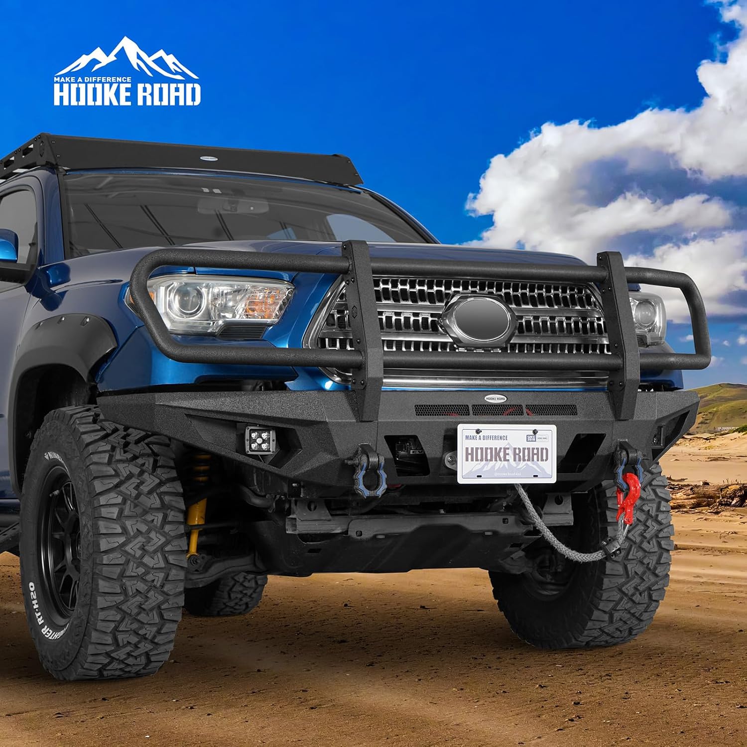 Hooke Road Tacoma bumper worth it,should I buy Hooke Road Tacoma bumper,Hooke Road bumper vs alternatives,Hooke Road Tacoma bumper pros cons,best winch bumper for Tacoma,Hooke Road bumper honest opinion unboxing and complete package contents