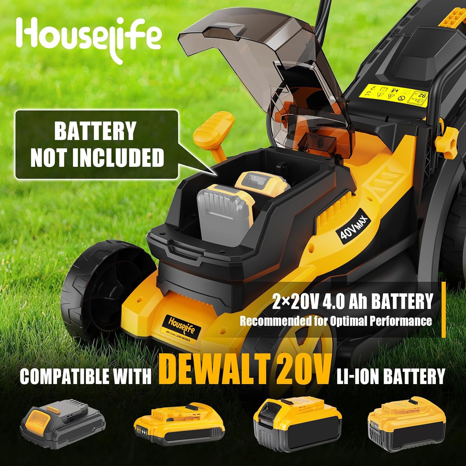 Houselife 40V lawn mower worth buying,Houselife 40V mower pros cons,Houselife vs DeWalt mower,should I buy Houselife mower,best cordless mower for small yard,Houselife 40V honest opinion unboxing and complete package contents