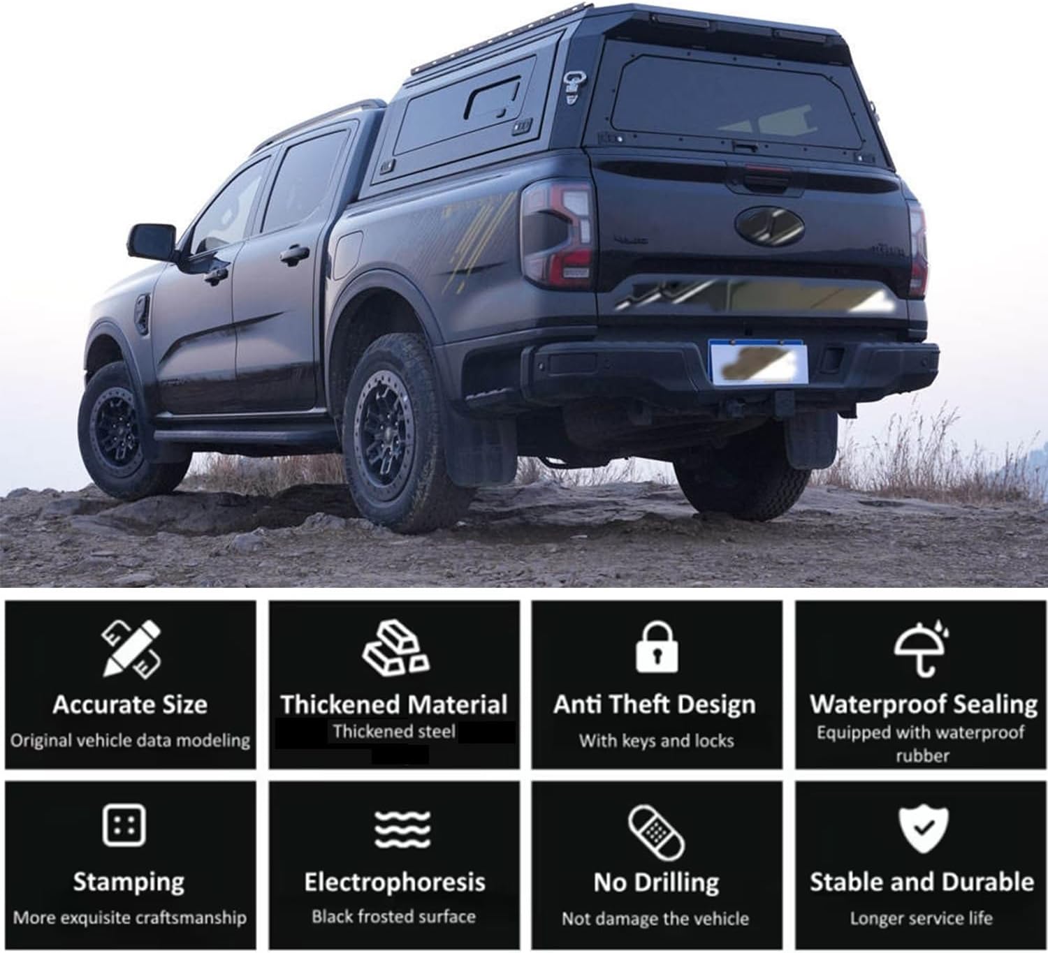 Hynex hard truck topper worth buying,Hynex hard truck topper pros cons,best hard truck topper for Chevy Colorado,should I buy a Hynex truck canopy,Hynex topper vs other brands,hard truck bed cap for Colorado unboxing and complete package contents