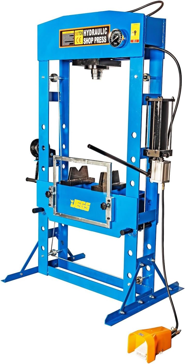 Step-by-step guide for JEGS 50-ton shop press worth buying,should I buy a JEGS hydraulic press,JEGS 50-ton press pros cons,best floor mount shop press,JEGS vs other shop presses,air operated foot pedal press - complete tutorial