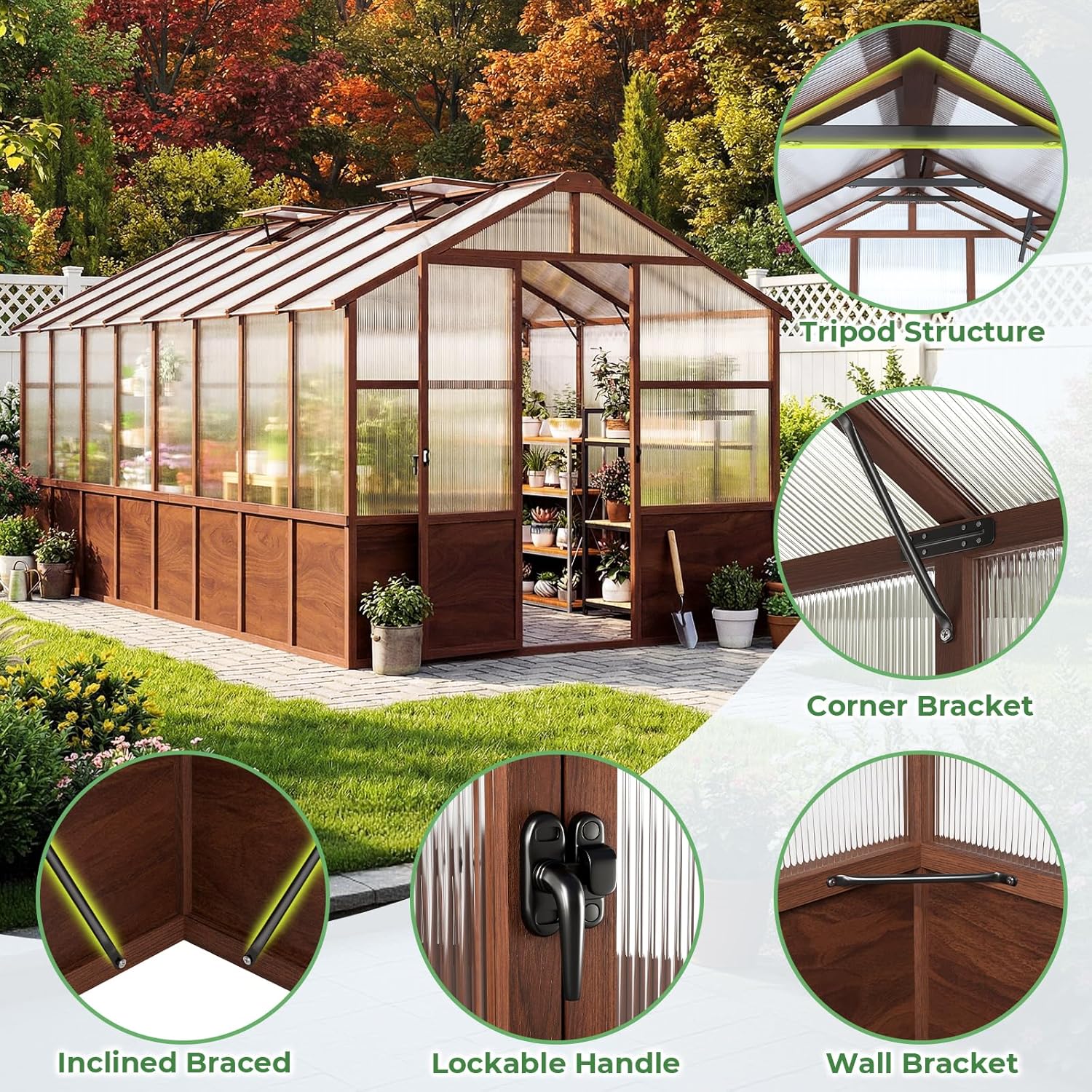 Jocoevol 8x16FT greenhouse worth buying, Jocoevol wooden greenhouse pros cons, should I buy Jocoevol greenhouse, Jocoevol greenhouse vs others, best wooden greenhouse for garden, Jocoevol 8x16FT greenhouse features performance testing and real-world results