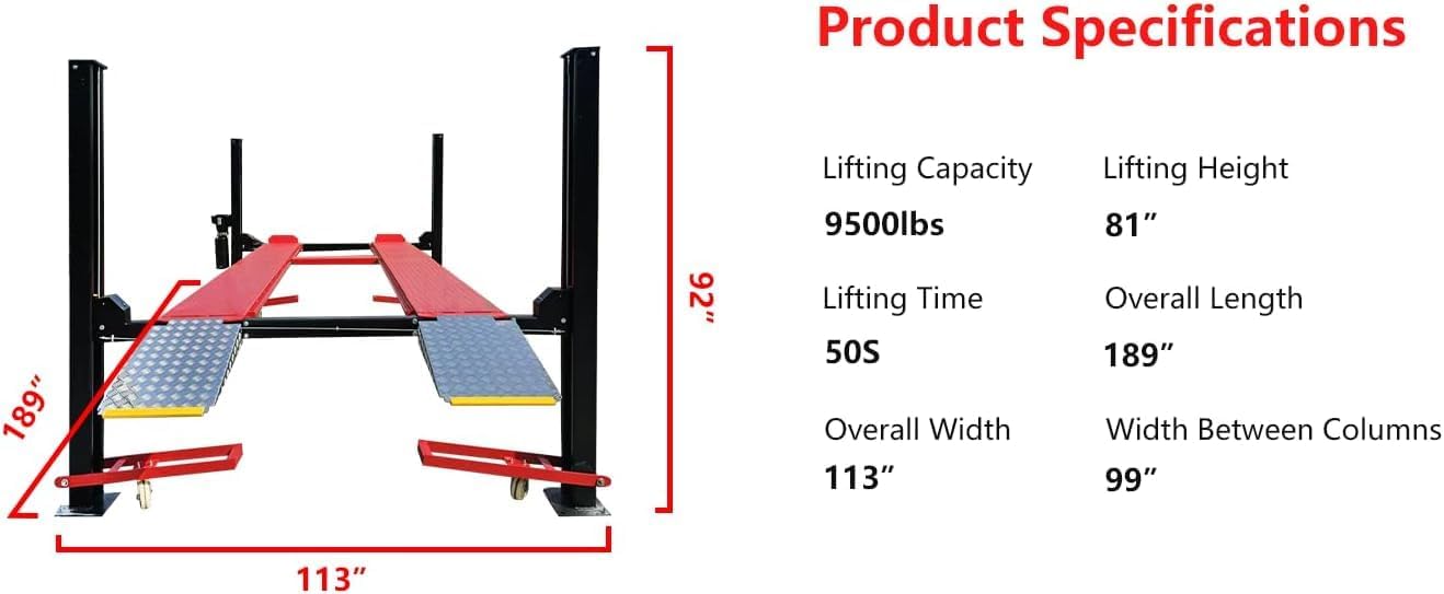 KATOOL 4 post lift worth it,should I buy a KATOOL 4 post lift,KATOOL 4 post lift pros cons,best 4 post lift for home garage,KATOOL 9500lbs lift honest,4 post lift worth buying unboxing and complete package contents