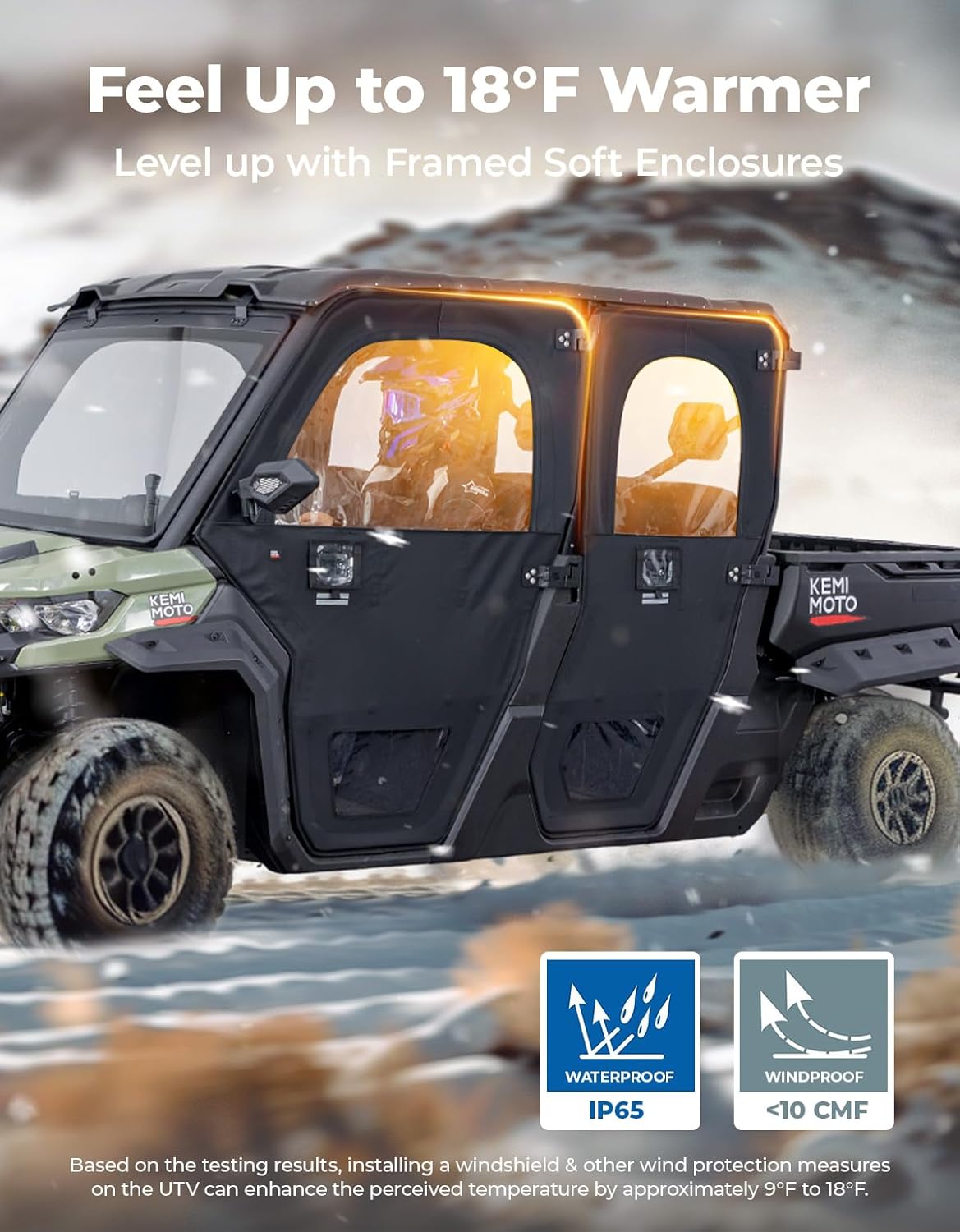 KEMIMOTO UTV doors worth it,KEMIMOTO soft doors pros cons,best UTV doors for Can-Am Defender,KEMIMOTO vs other UTV doors,should I buy KEMIMOTO cab enclosure,KEMIMOTO doors worth buying unboxing and complete package contents