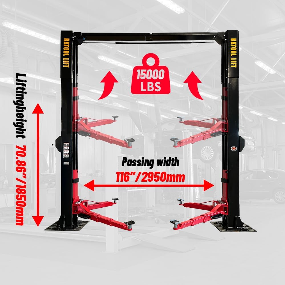 Step-by-step guide for KT-M150D car lift worth buying,should I buy the KT-M150D lift,KT-M150D vs other 2 post lifts,KT-M150D pros and cons,best 15000lb lift for garage,AUTOKATO KT-M150D honest experience - complete tutorial