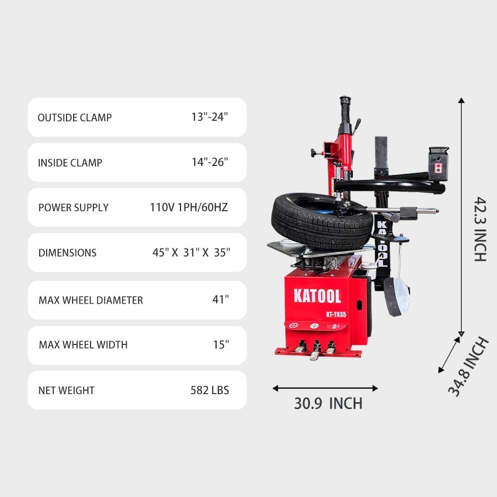 KT-T835 tire changer worth buying,should I buy the KT-T835 tire changer,KT-T835 vs other tire machines,KT-T835 tire changer pros and cons,best tire changer for DIY garage,KT-T835 heavy duty tire machine unboxing and complete package contents