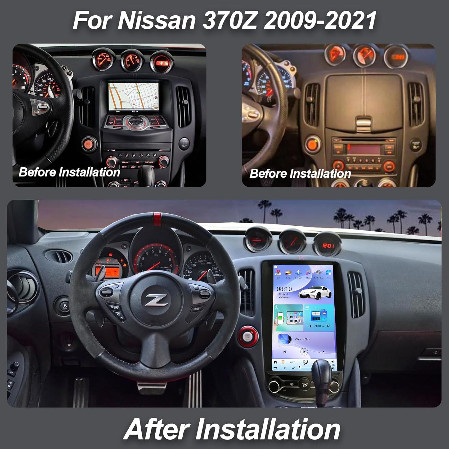 KXXNAV 370Z head unit worth it,should I buy KXXNAV 370Z stereo,KXXNAV vs other 370Z upgrades,KXXNAV head unit pros cons,best head unit for Nissan 370Z,KXXNAV Android 14 worth buying unboxing and complete package contents