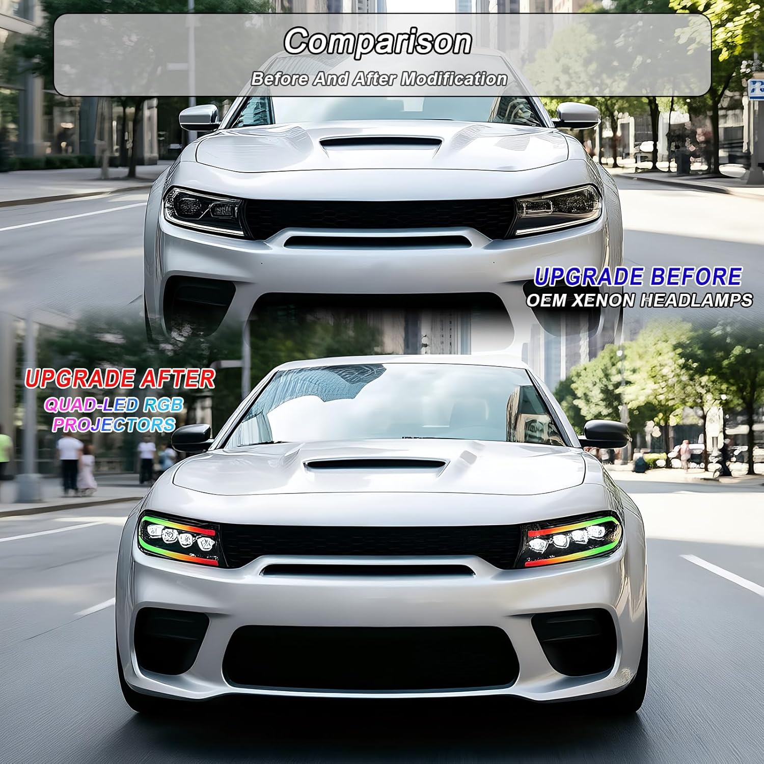 LPHIP Dodge Charger headlights worth it,should I buy LPHIP headlights,LPHIP headlights pros cons,best headlight assembly for Dodge Charger,Dodge Charger LED headlights upgrade,LPHIP vs other headlight brands unboxing and complete package contents