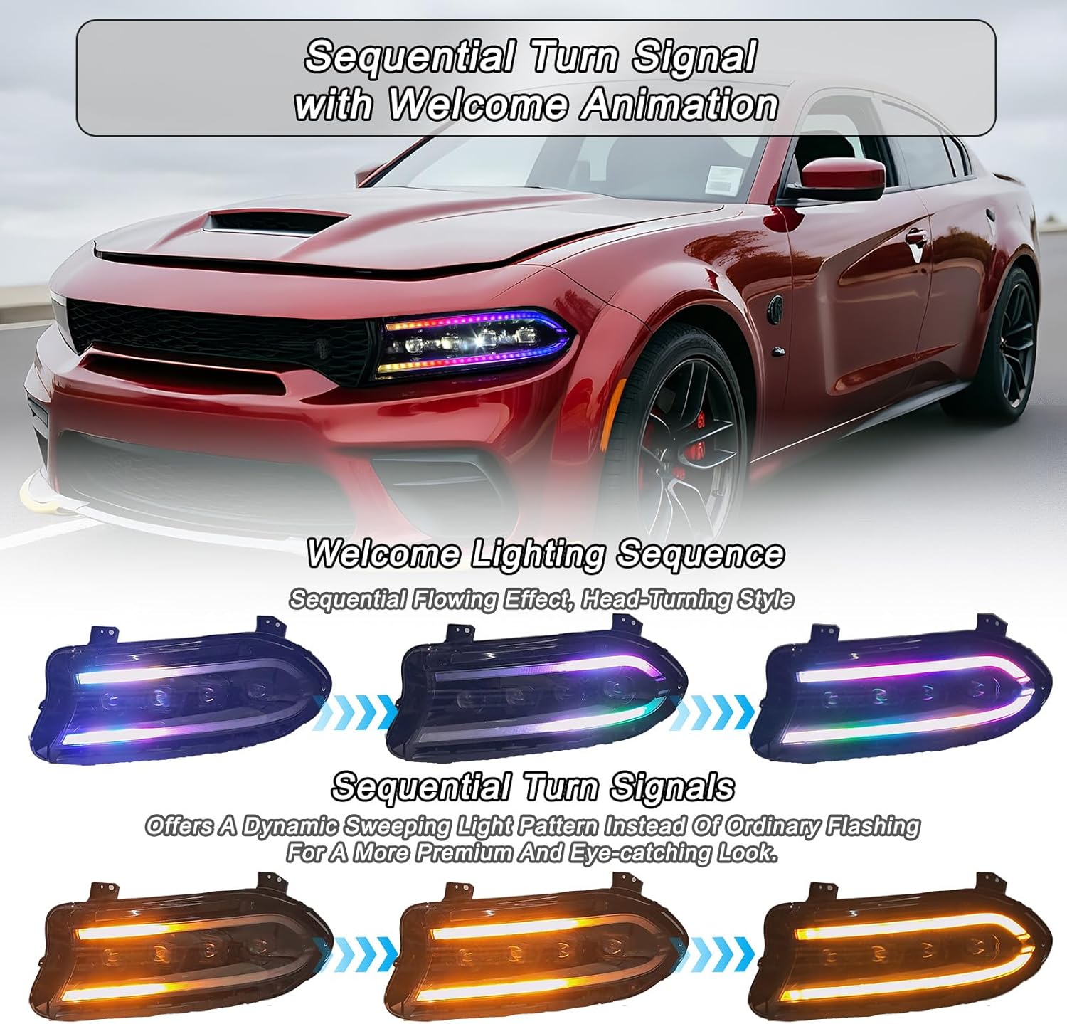 Step-by-step guide for LPHIP Dodge Charger headlights worth it,should I buy LPHIP headlights,LPHIP headlights pros cons,best headlight assembly for Dodge Charger,Dodge Charger LED headlights upgrade,LPHIP vs other headlight brands - complete tutorial