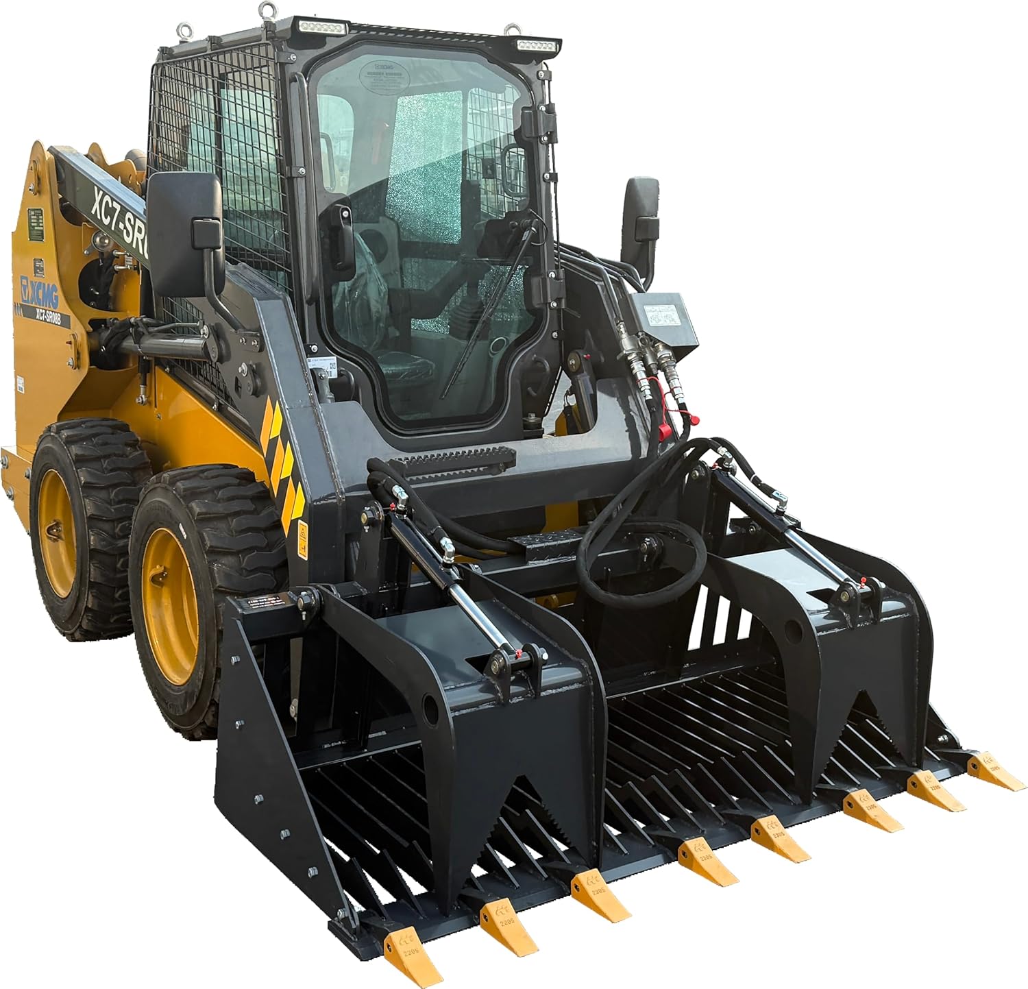 LandHonor rock grapple bucket worth it,should I buy LandHonor grapple,LandHonor grapple pros cons,best rock grapple for skid steer,LandHonor vs other grapple buckets,LandHonor grapple bucket honest unboxing and complete package contents