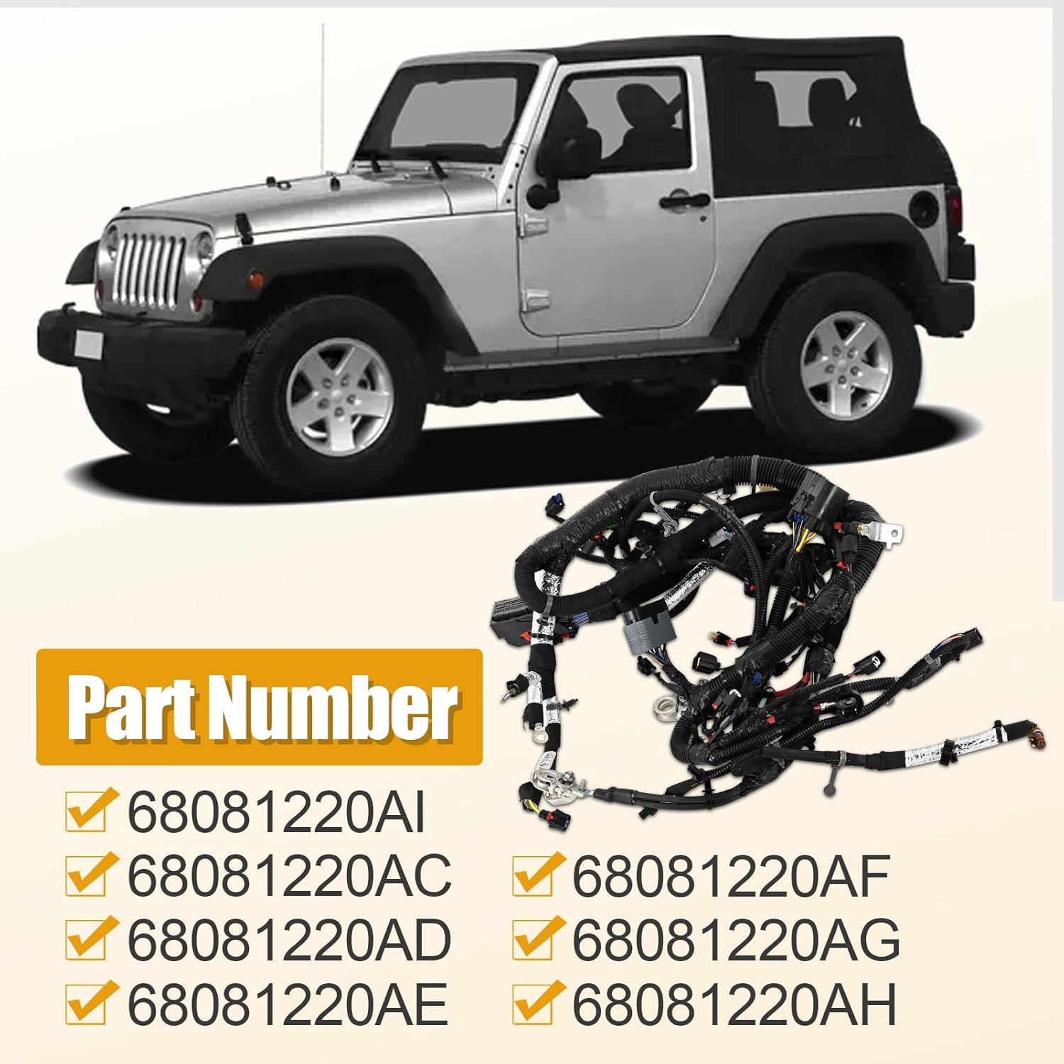 Lapvier 68081220AI wiring harness worth it,should I buy Lapvier 68081220AI,Lapvier vs Mopar wiring harness,68081220AI wiring harness pros cons,best engine harness for Jeep JK,Lapvier 68081220AI honest opinion unboxing and complete package contents