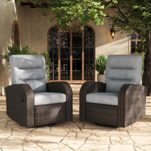 Image 1 of LayinSun outdoor swivel glider recliner