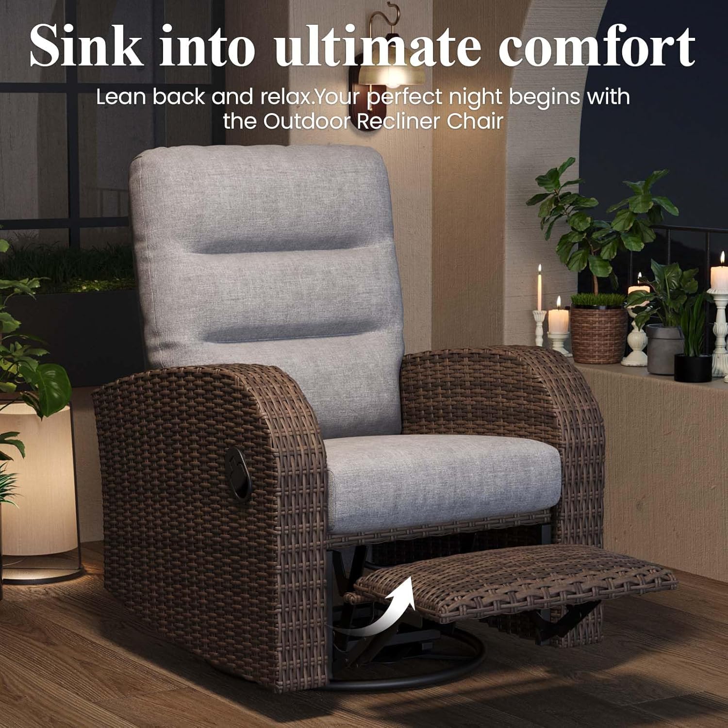 Step-by-step guide for LayinSun outdoor swivel glider recliner,best outdoor recliner chairs for patio,LayinSun wicker recliner pros cons,oversized patio glider worth buying,should I buy LayinSun recliner chair set,swivel recliner chair heavy duty comfort - complete tutorial
