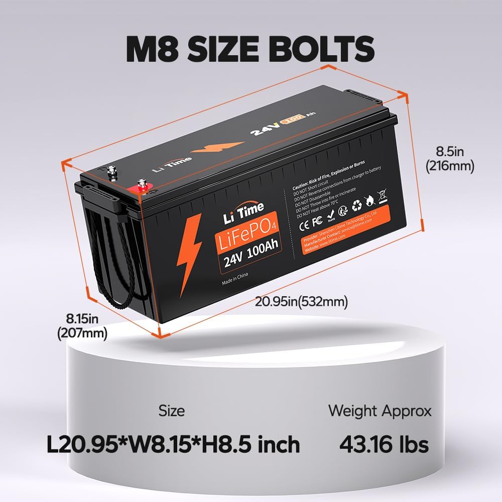 LiTime 24V 100Ah Battery Worth Buying? Our Expert Verdict 2 LiTime 24V 100Ah battery worth buying,should I buy LiTime 24V 100Ah,LiTime 24V 100Ah vs alternatives,LiTime 24V 100Ah pros cons,best 24V LiFePO4 battery for RV,LiTime 24V 100Ah honest experience unboxing and complete package contents