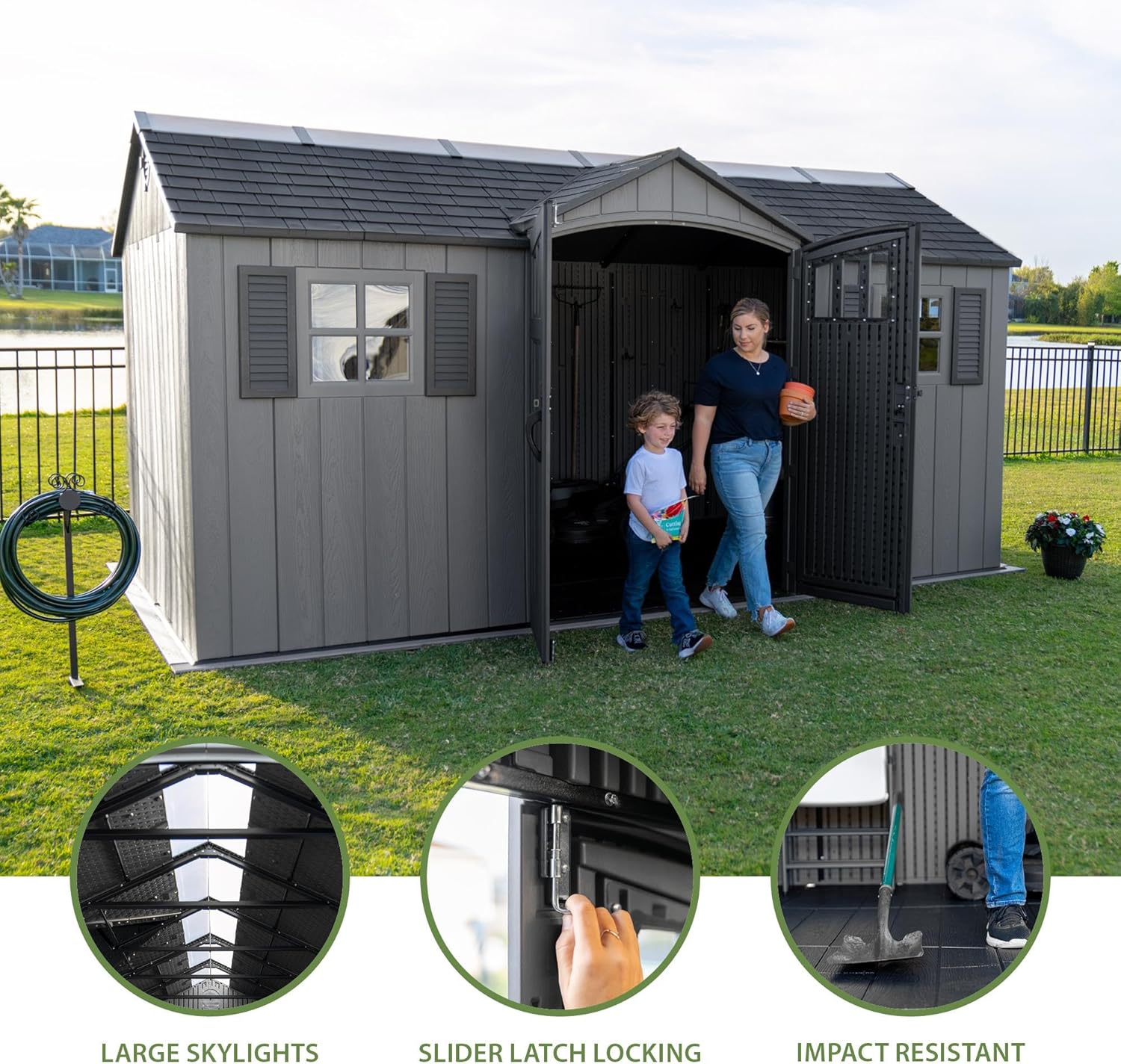 Step-by-step guide for Lifetime Dual Entry Shed worth buying,should I buy a Lifetime shed,Lifetime 15x8 shed pros cons,best outdoor storage shed for backyard,Lifetime shed vs other brands,is the Lifetime steel-reinforced shed good - complete tutorial