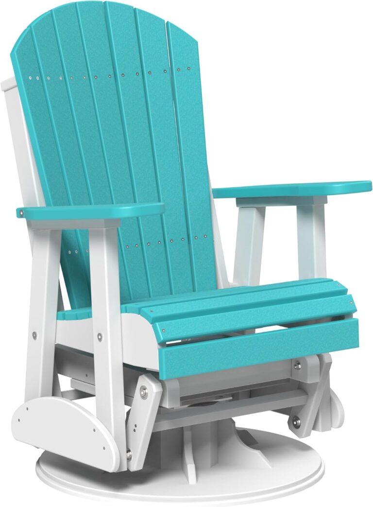 Image 1 of LuxCraft 2' Adirondack swivel glider chair