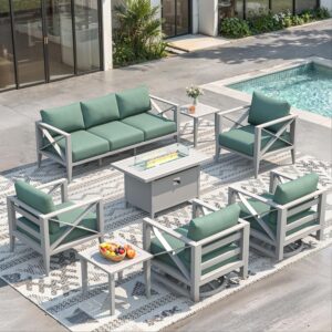 Image 1 of MAISON BACKYARDS 9-piece outdoor sectional