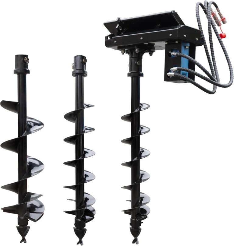 Image 1 of MMS mini skid steer auger attachment