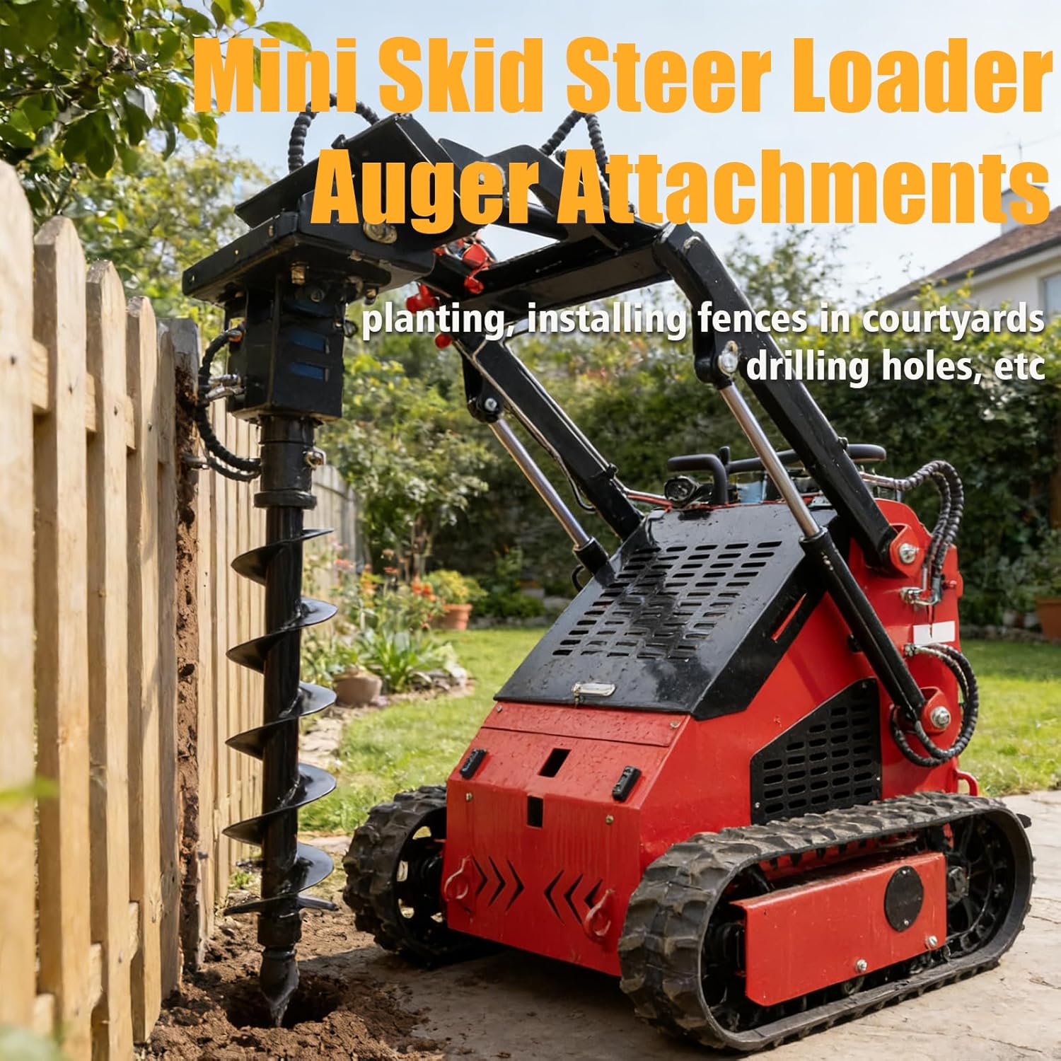 MMS mini skid steer auger attachment,hydraulic auger pros cons,MMS auger worth buying,skid steer auger vs trencher,best auger for compact loader,should I buy MMS auger unboxing and complete package contents