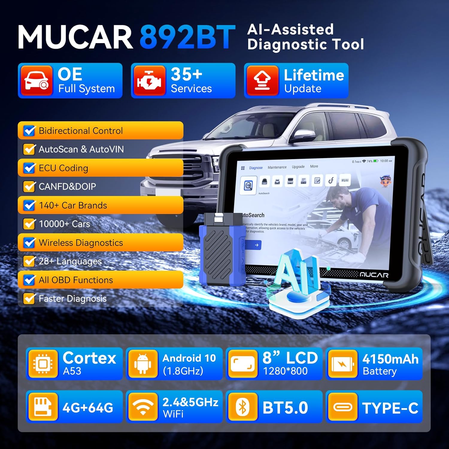 MUCAR 892BT worth buying,MUCAR 892BT pros cons,should I buy MUCAR 892BT,MUCAR 892BT vs alternatives,best bi-directional scanner for car,MUCAR 892BT honest assessment unboxing and complete package contents