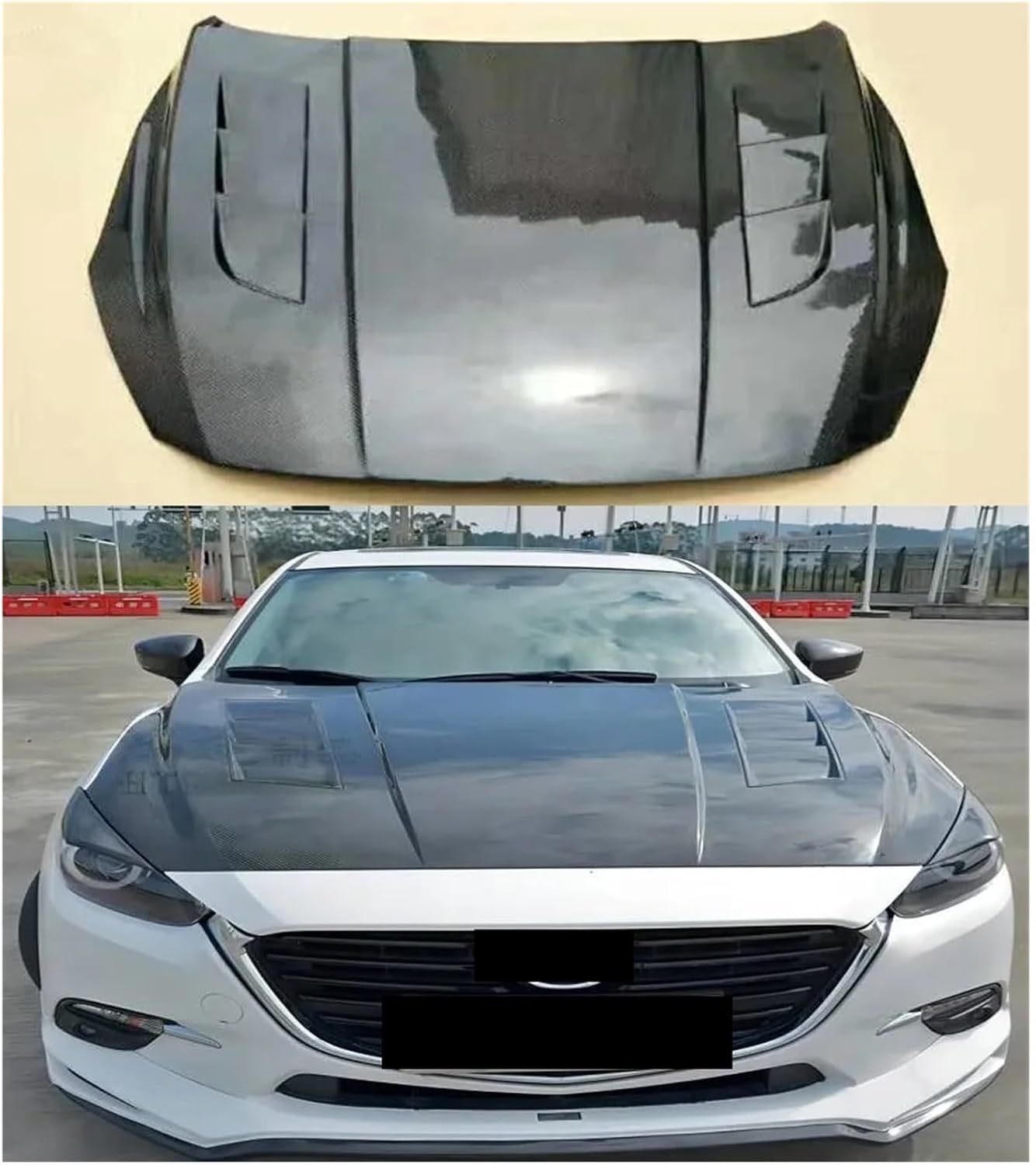 Mazda 3 carbon fiber hood worth it,should I buy Mazda 3 carbon hood,Mazda 3 carbon hood pros cons,best carbon fiber hood for Mazda 3,Mazda 3 carbon hood installation,carbon fiber hood for Mazda 3 Axela unboxing and complete package contents