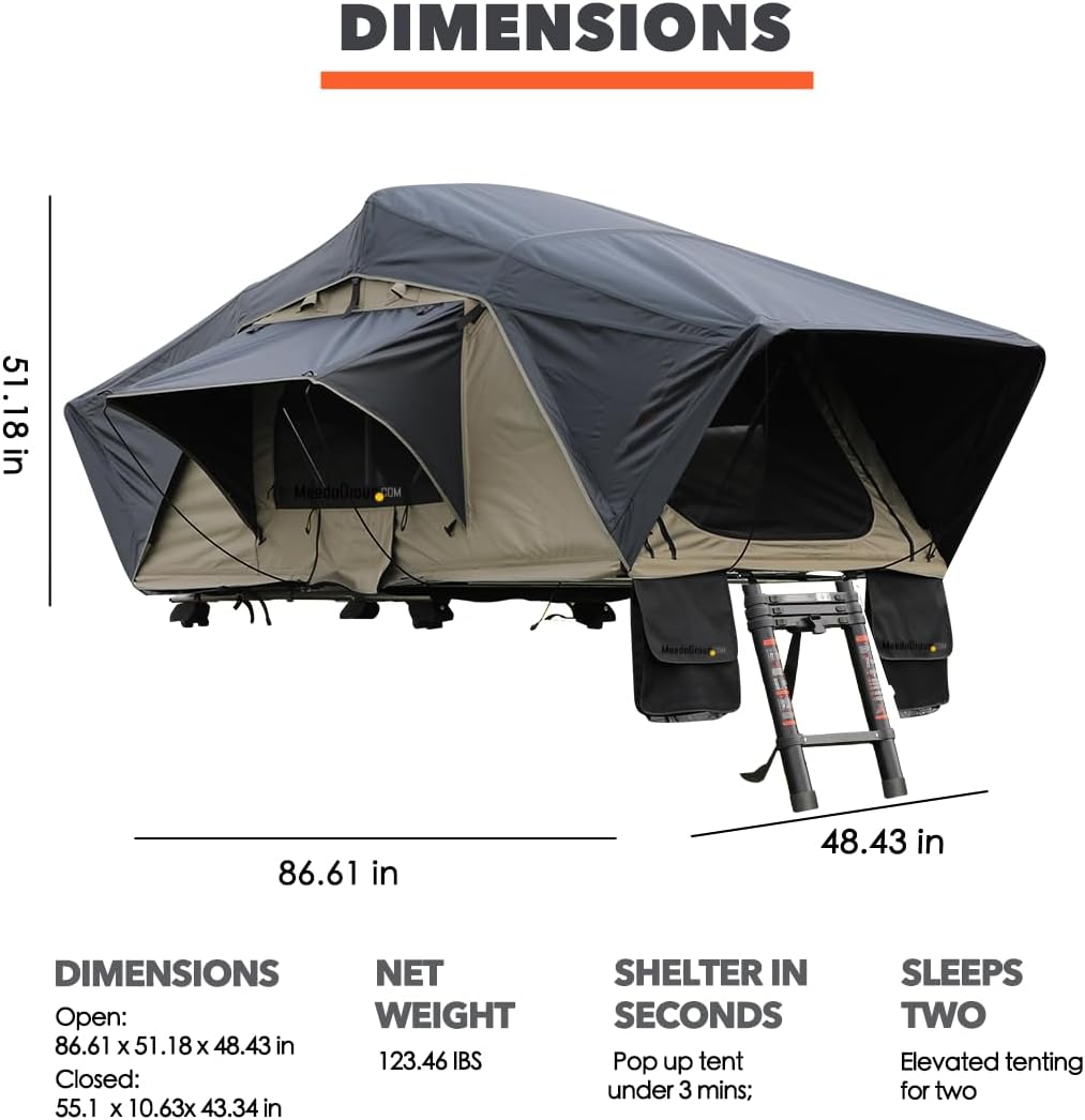 Meedo Apolle A86 M worth buying,Meedo Apolle A86 M pros cons,best soft shell rooftop tent,Meedo Apolle worth the money,Apolle A86 M for overlanding,Meedo rooftop tent honest opinion unboxing and complete package contents