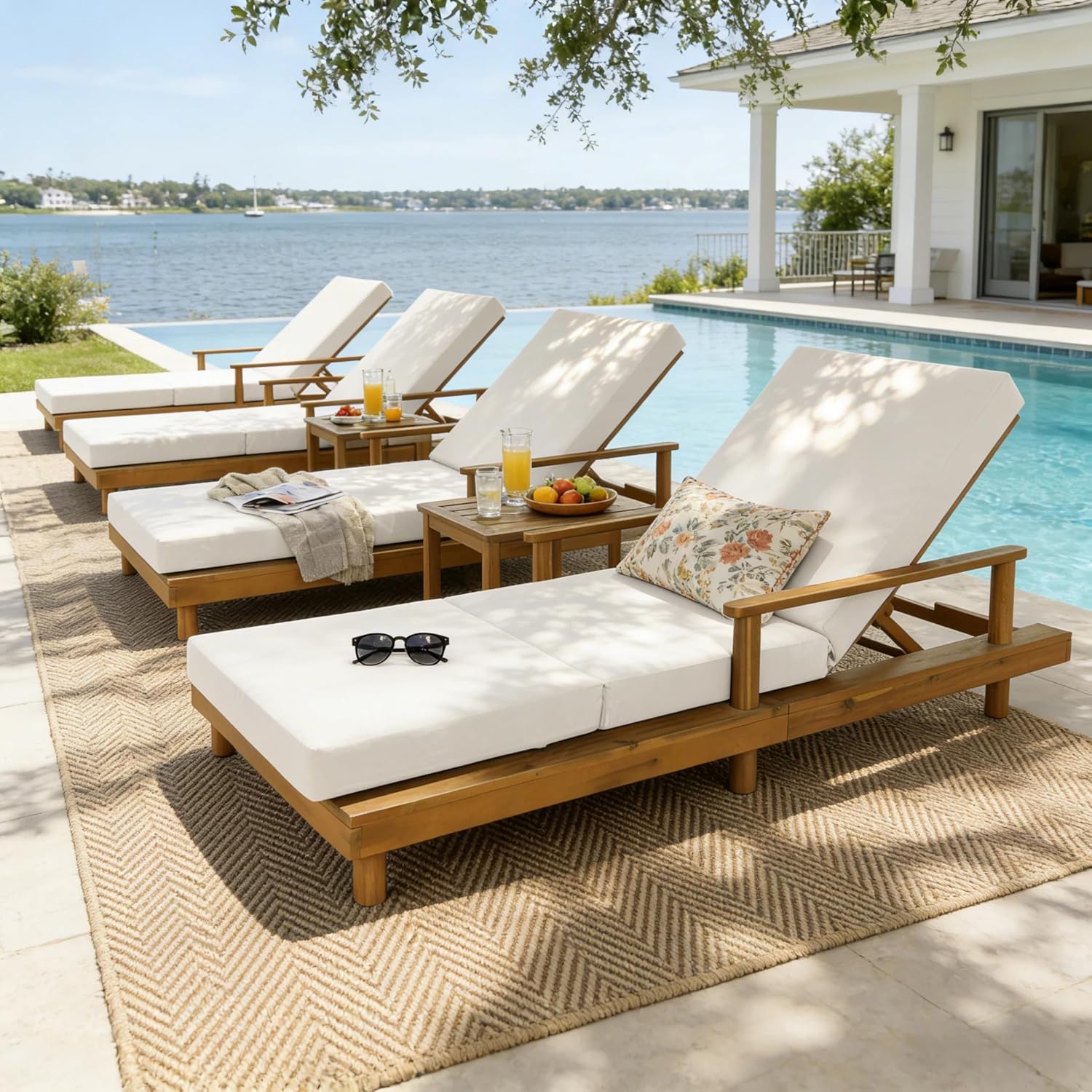 Merax Acacia Wood Outdoor Chaise Lounge Chair Set of 4 worth it,should I buy Merax outdoor chaise lounge,Merax chaise lounge pros cons,acacia wood patio lounger durability,best outdoor lounge chair for pool,Merax adjustable backrest sun lounger review performance testing and real-world results