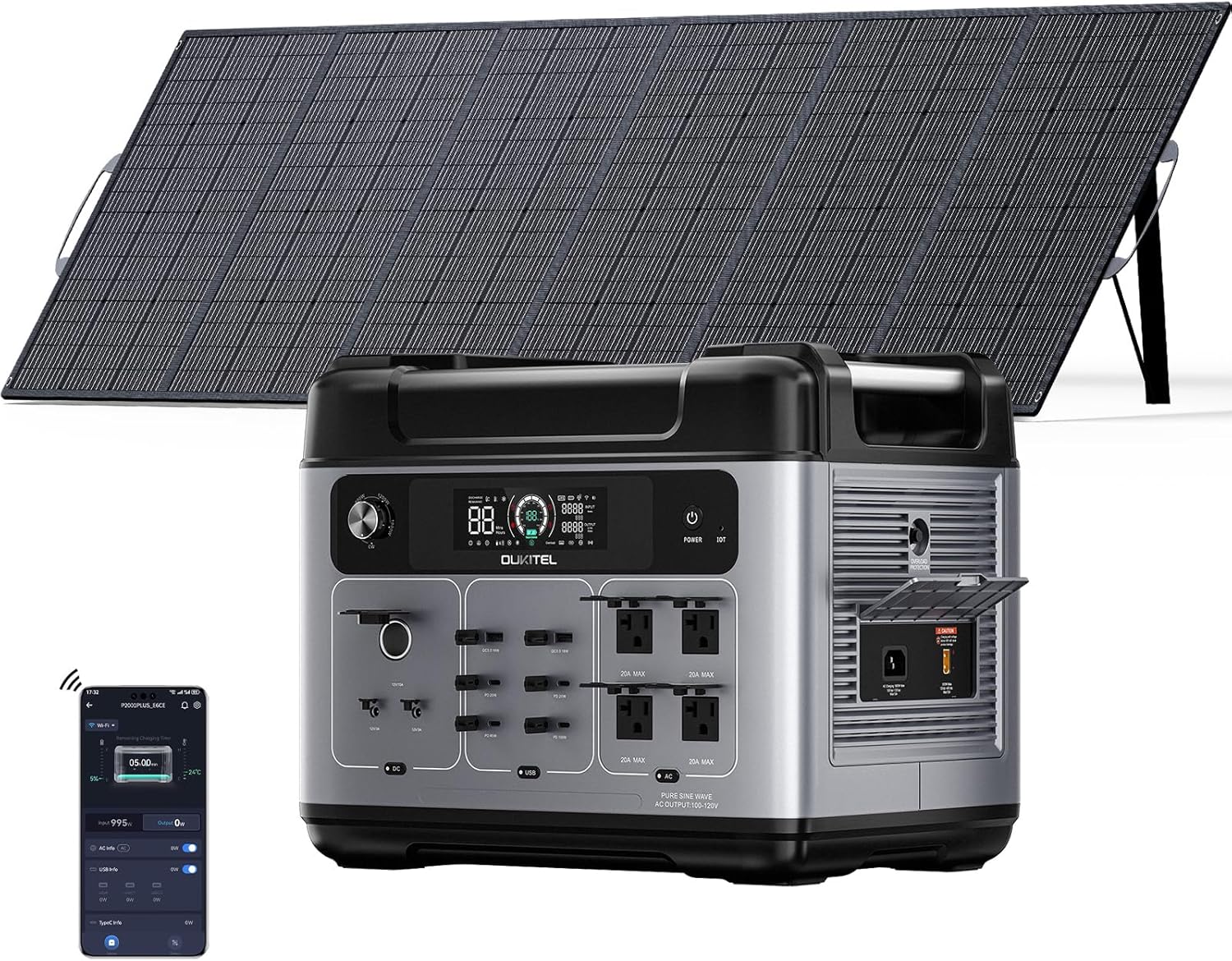 Image 1 of OUKITEL P2001 Plus solar generator