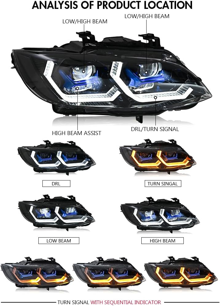 Oahiem BMW Headlights Worth Buying? Honest Pros & Cons 2 Oahiem BMW headlights worth buying,should I buy Oahiem headlights,Oahiem vs OEM headlights,Oahiem headlights pros cons,best headlights for BMW E92,sequential LED headlights upgrade unboxing and complete package contents